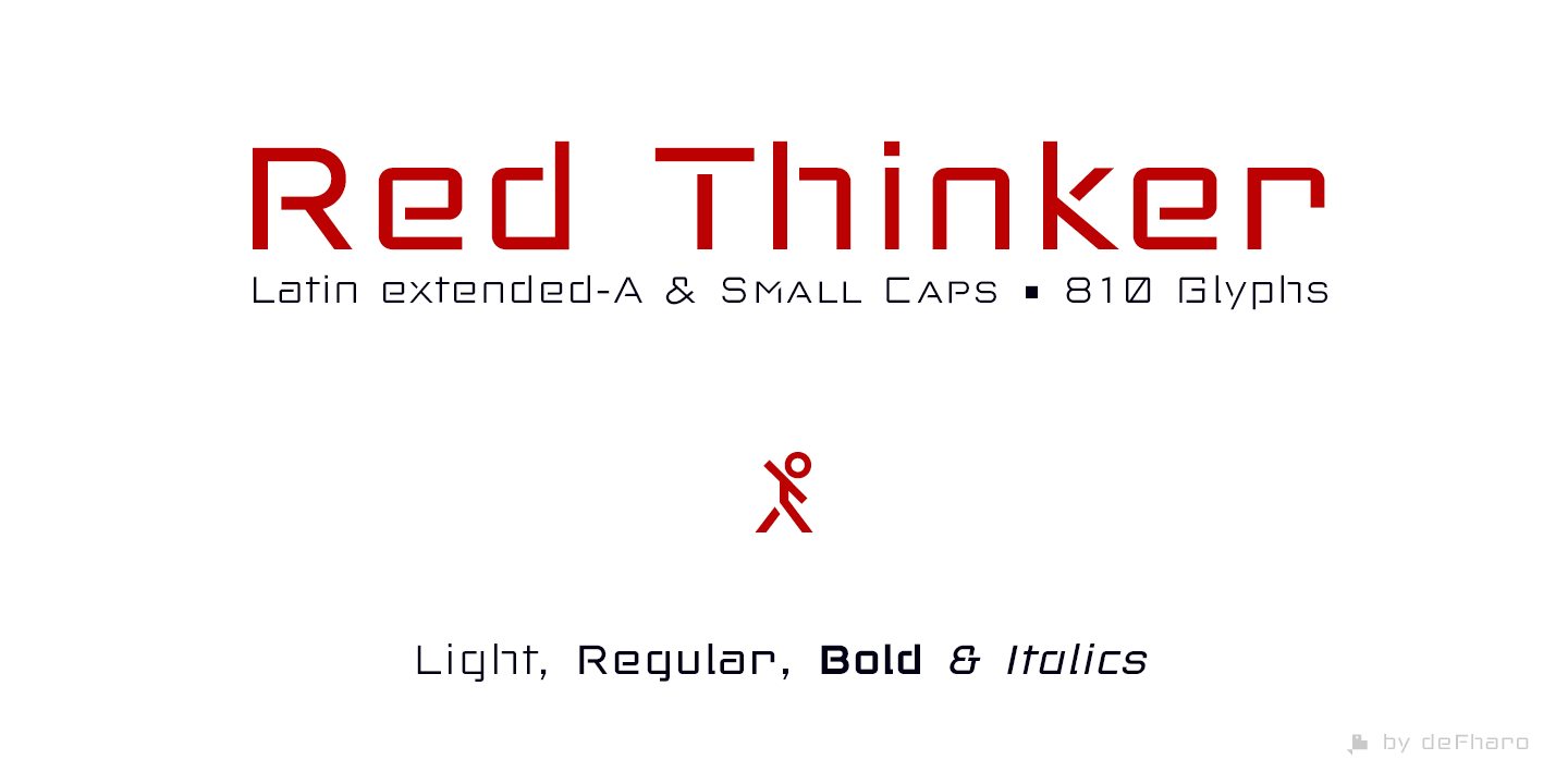 Czcionka Red Thinker